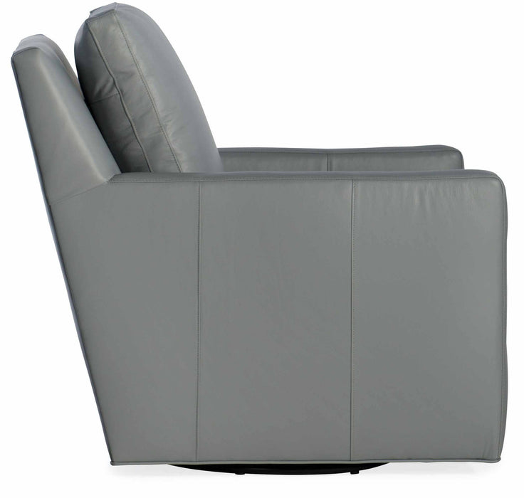 Jaxon Leather Swivel Tub Chair | American Heritage | Wellington's Fine Leather Furniture