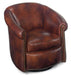Marietta Swivel or Glider Leather Tub Chair | American Heritage | Wellington's Fine Leather Furniture