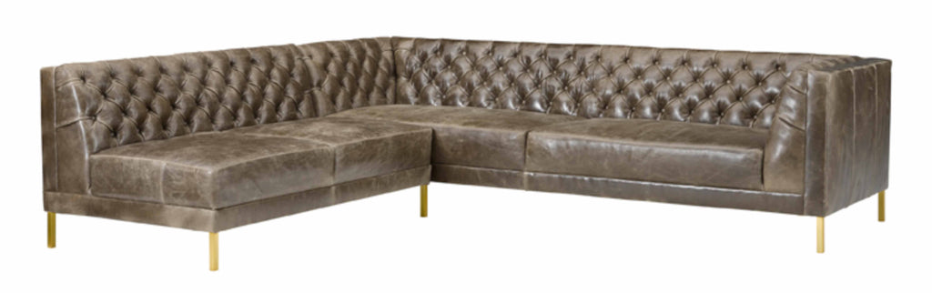 After Hours Leather Sectional | American Luxury | Wellington's Fine Leather Furniture