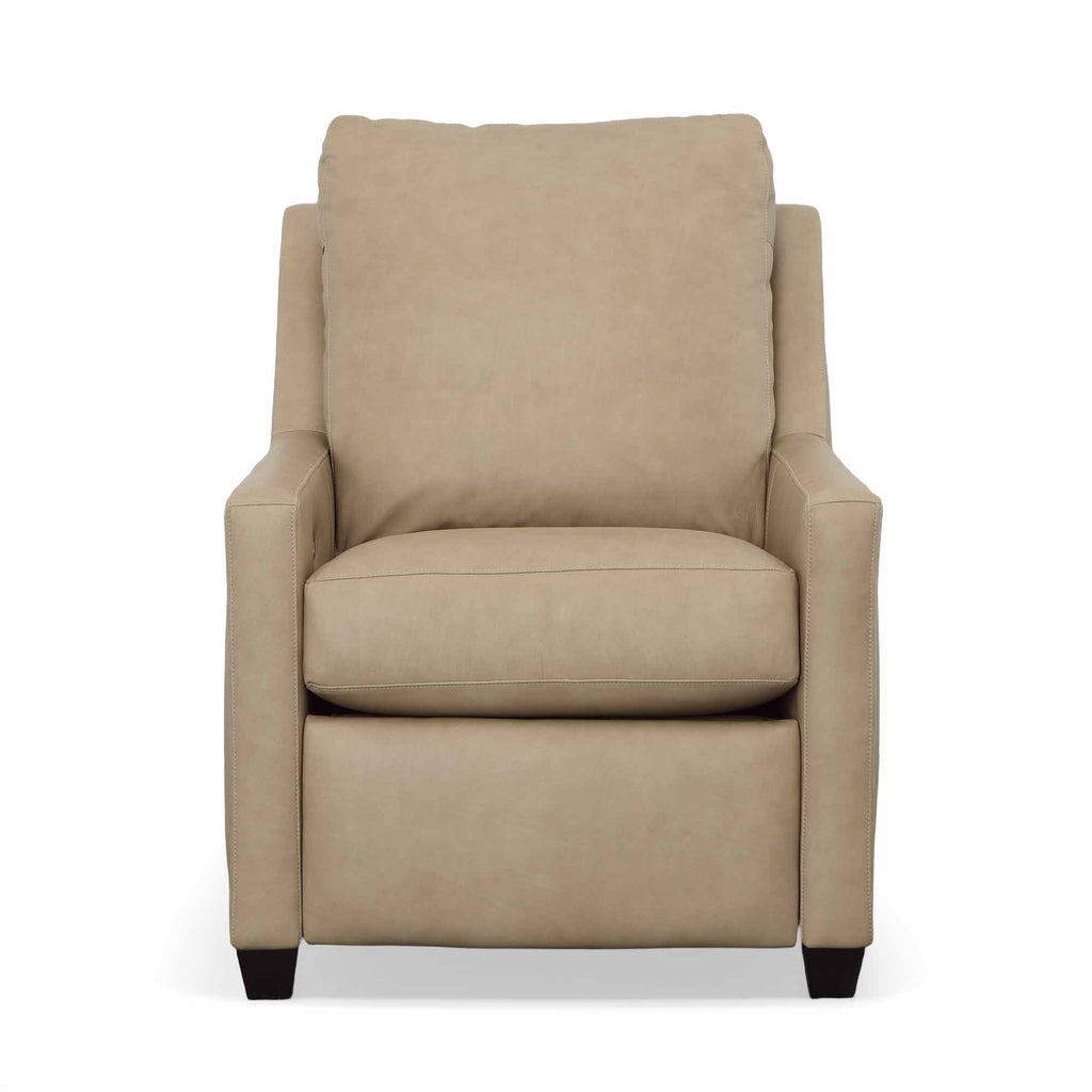 Rolls Leather Power Recliner With Articulating Headrest | American Tradition | Wellington's Fine Leather Furniture