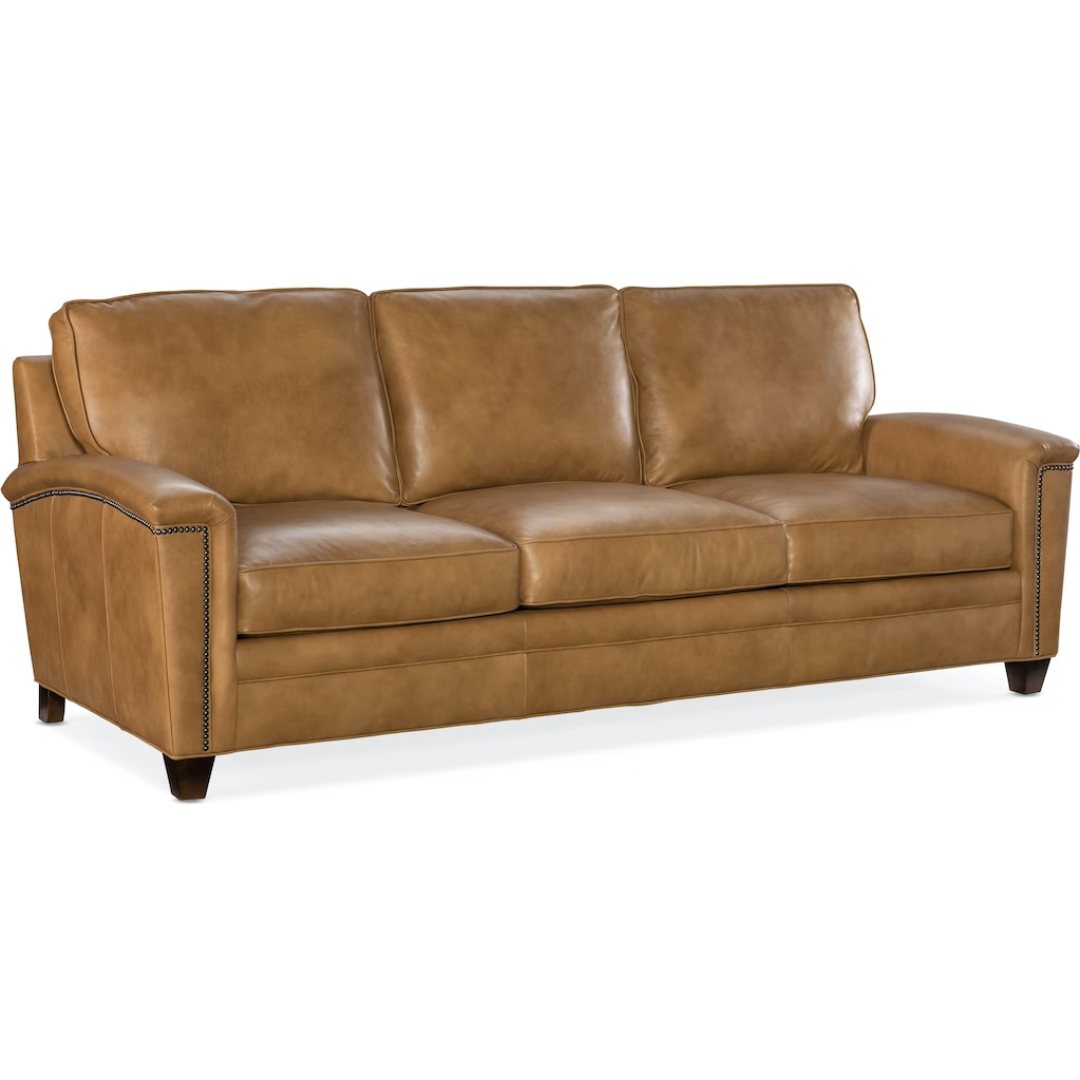 Leather Stationary Sofas