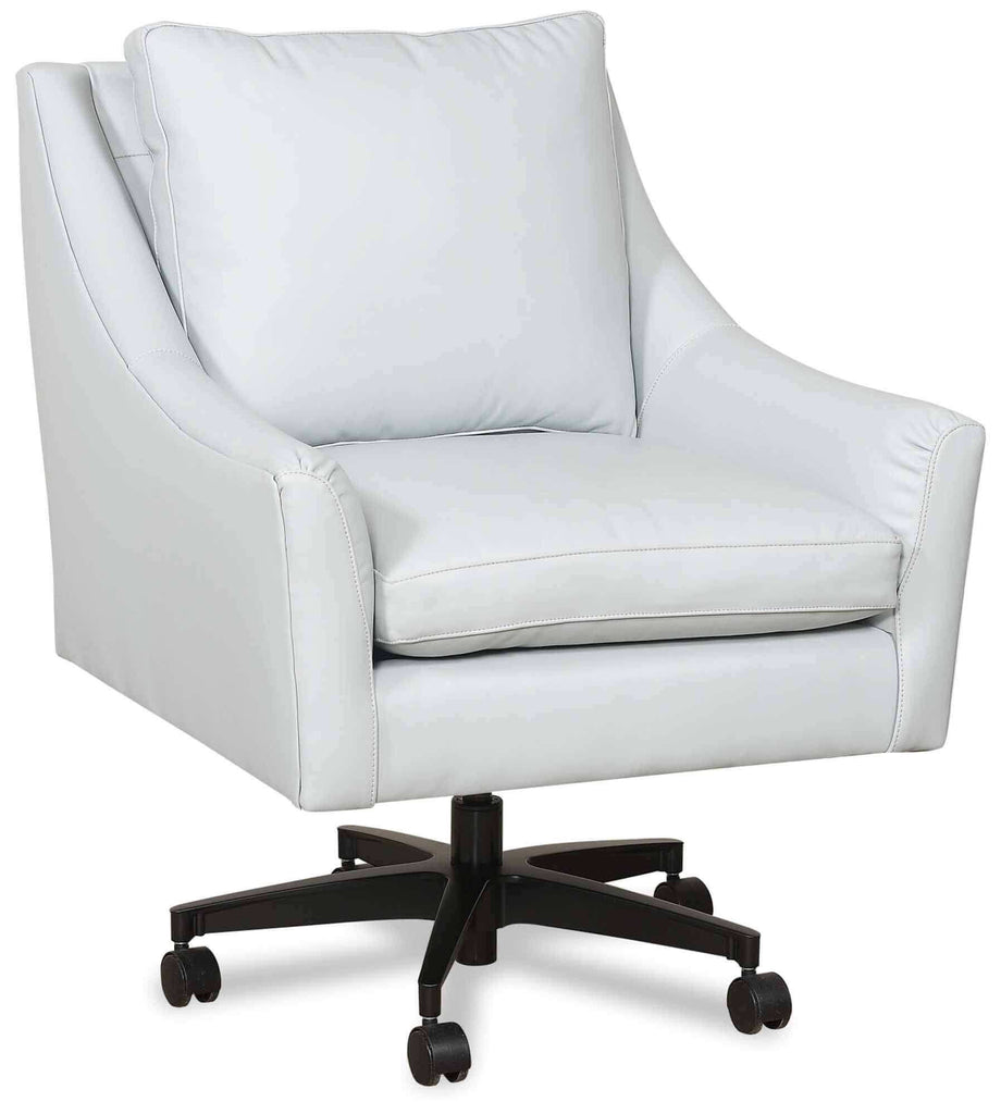 Sadie Leather Swivel Office Chair | American Heirloom | Wellington's Fine Leather Furniture
