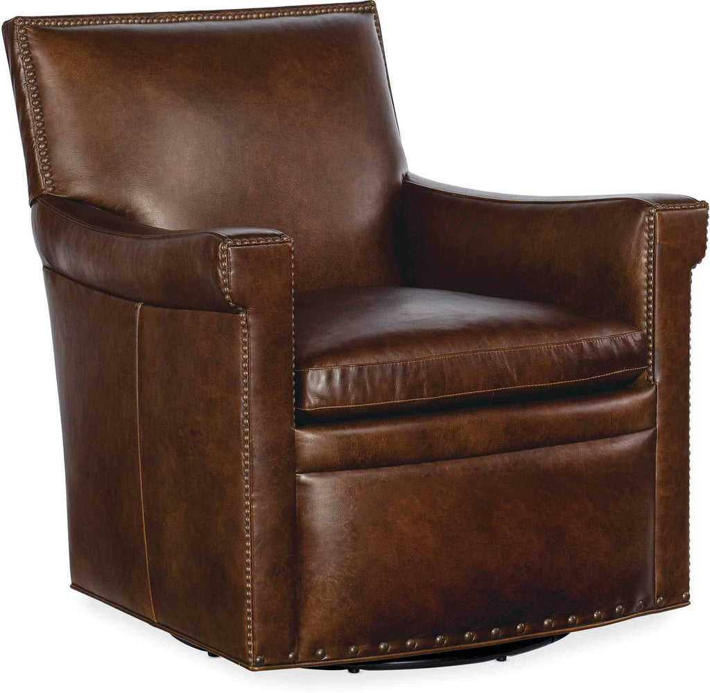 Davis Leather Swivel Chair | Budget Elegance | Wellington's Fine Leather Furniture