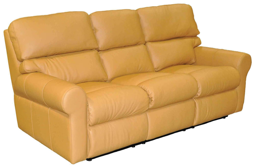 Brookhaven Leather Reclining Sofa | American Style | Wellington's Fine Leather Furniture