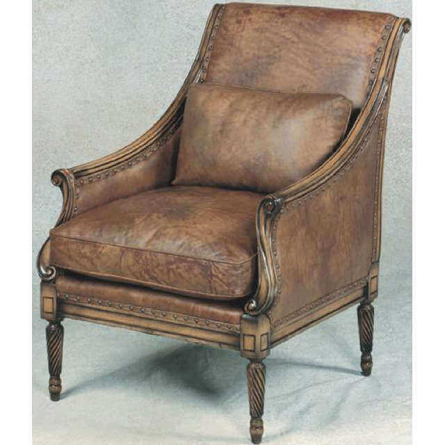 New Orleans Leather Chair | American Heirloom | Wellington's Fine Leather Furniture
