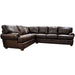 Houston Leather Sectional | American Style | Wellington's Fine Leather Furniture