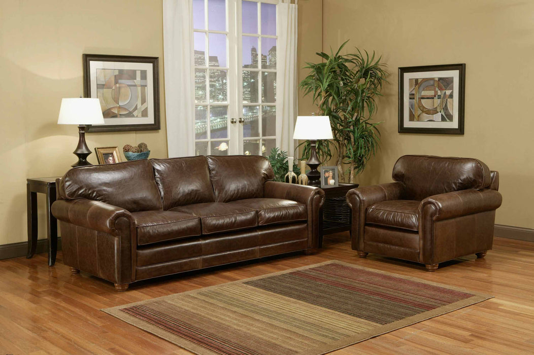 Dalton Leather Sofa | American Style | Wellington's Fine Leather Furniture