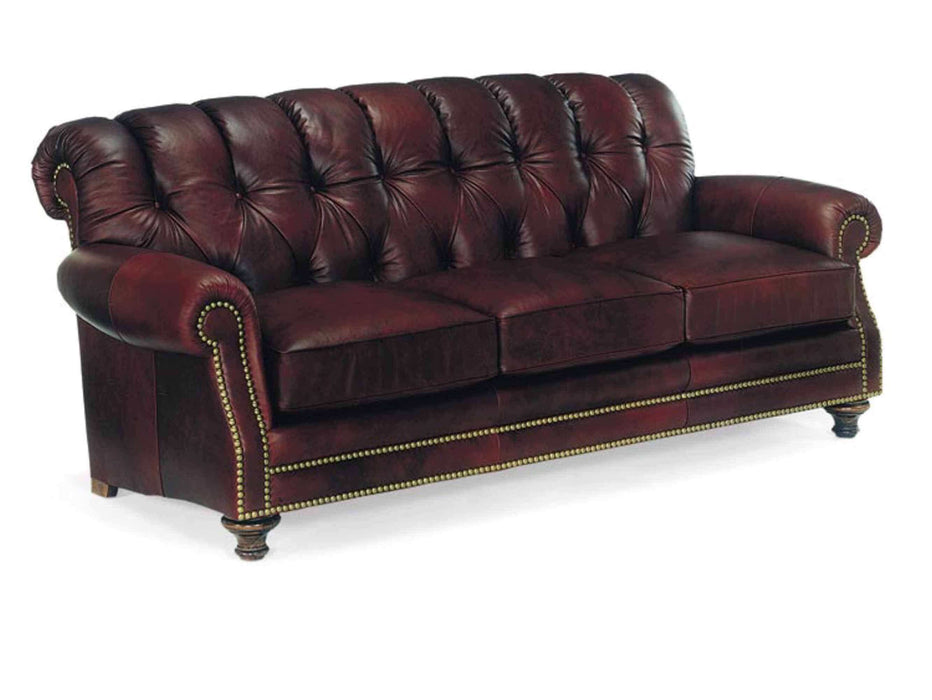 English Pub Leather Loveseat | American Luxury | Wellington's Fine Leather Furniture