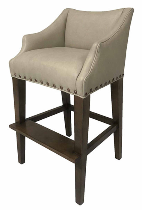 Nordy Leather Bar Stool | American Tradition | Wellington's Fine Leather Furniture