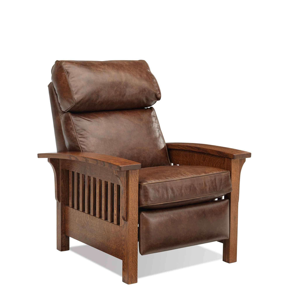 Woody Leather Recliner | American Luxury | Wellington's Fine Leather Furniture