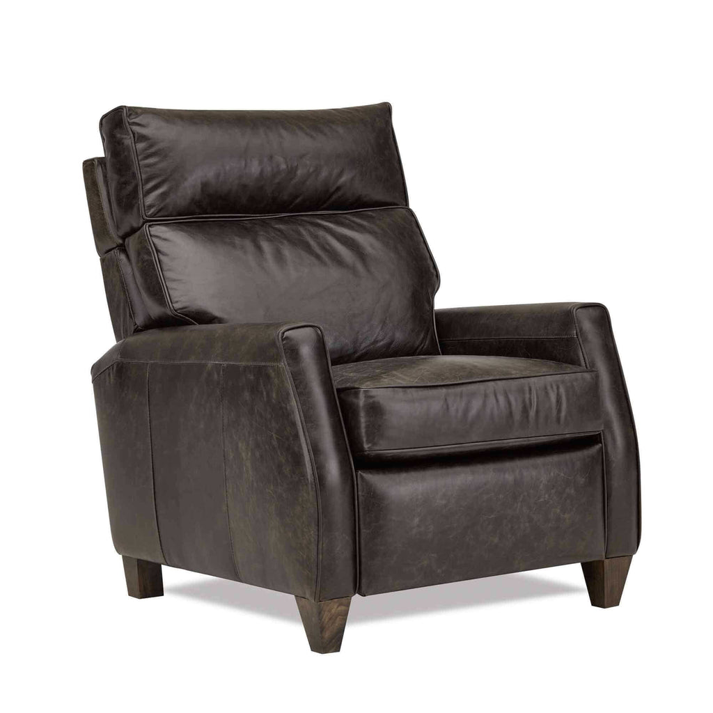 Walker Leather Recliner With Pop-Up Headrest | American Luxury | Wellington's Fine Leather Furniture