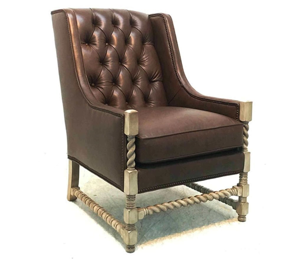 Emilio Leather Chair | American Tradition | Wellington's Fine Leather Furniture