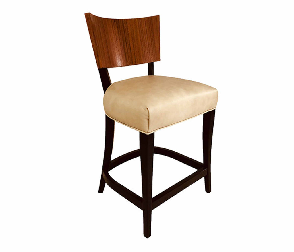 Conley Leather Bar Stool | American Tradition | Wellington's Fine Leather Furniture