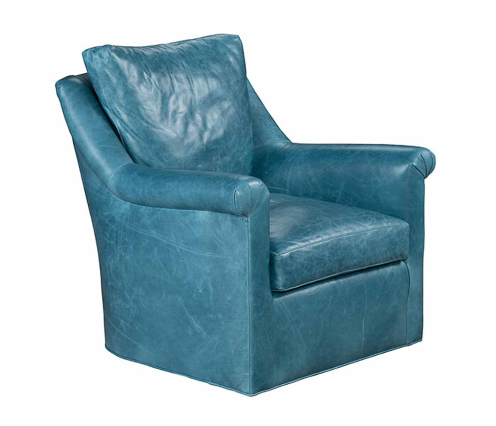 Bolt Leather Swivel Chair | American Tradition | Wellington's Fine Leather Furniture