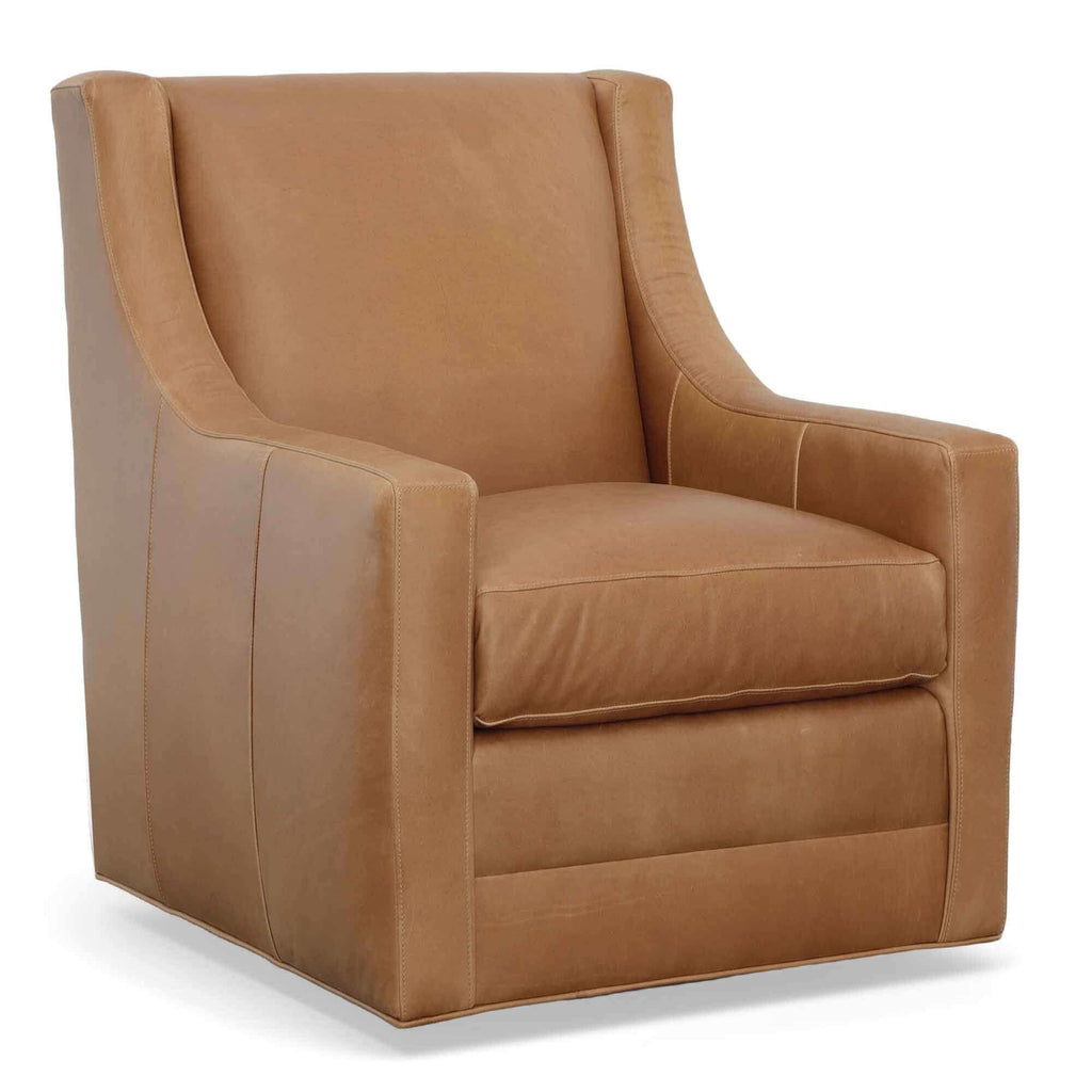 Melissa Leather Swivel Chair | American Tradition | Wellington's Fine Leather Furniture