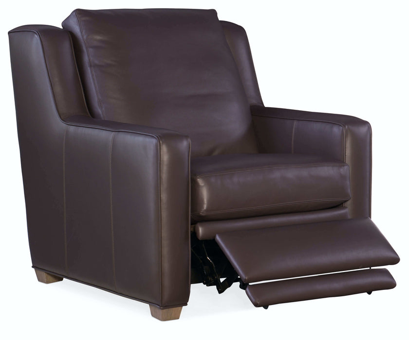 Raymond Leather Power Recliner With Articulating Headrest