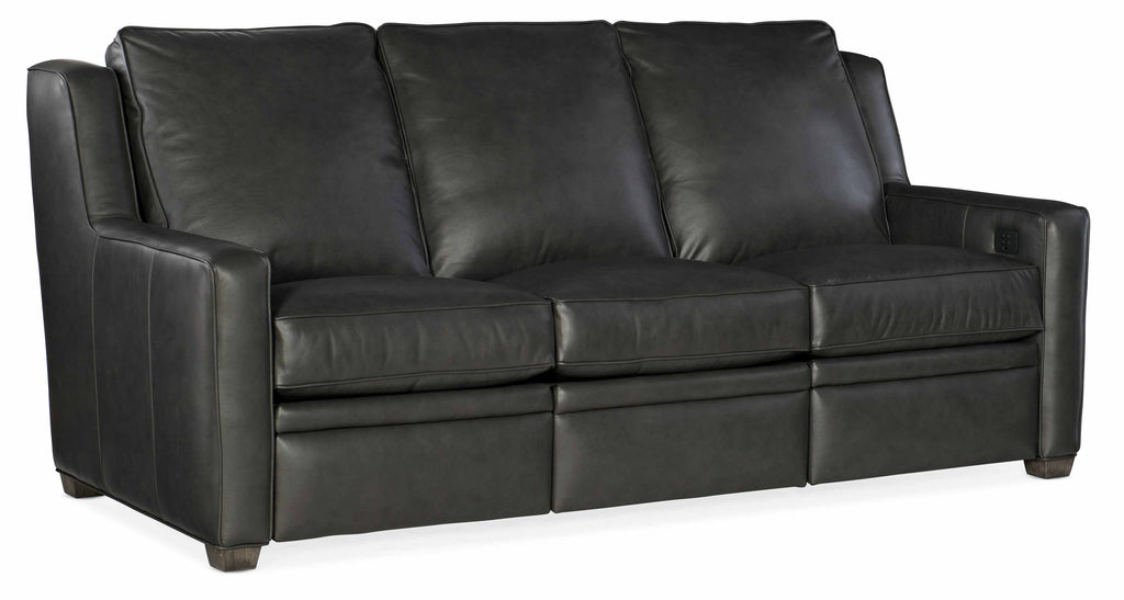 Raymond Leather Sofa | American Heritage | Wellington's Fine Leather Furniture