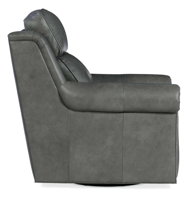 Reece Leather Swivel Chair