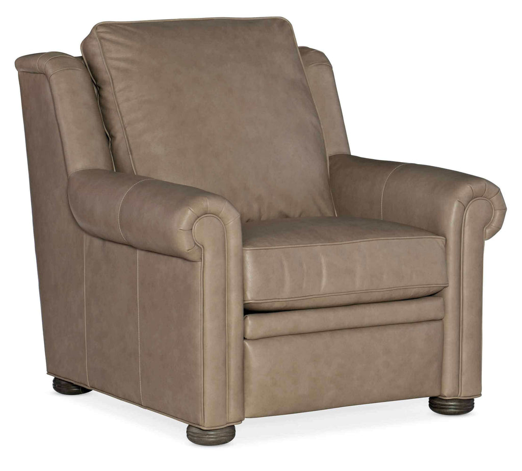 Reece Leather Power Recliner With Articulating Headrest | American Heritage | Wellington's Fine Leather Furniture