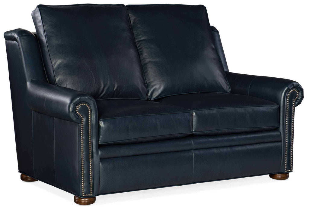 Reece Leather Loveseat | American Heritage | Wellington's Fine Leather Furniture