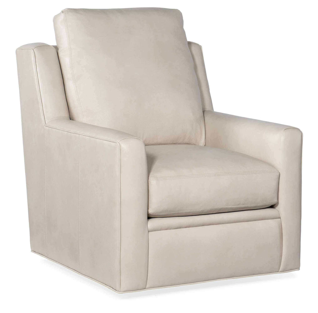 Revelin Leather Swivel Chair | American Heritage | Wellington's Fine Leather Furniture