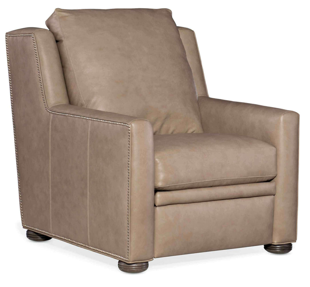 Revelin Leather Power Recliner With Articulating Headrest | American Heritage | Wellington's Fine Leather Furniture