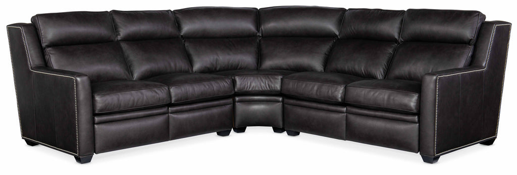 Revelin Leather Sectional | American Heritage | Wellington's Fine Leather Furniture