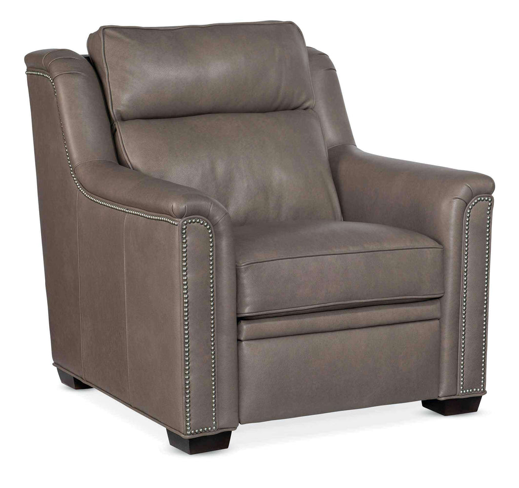 Raiden Leather Power Recliner With Articulating Headrest | American Heritage | Wellington's Fine Leather Furniture