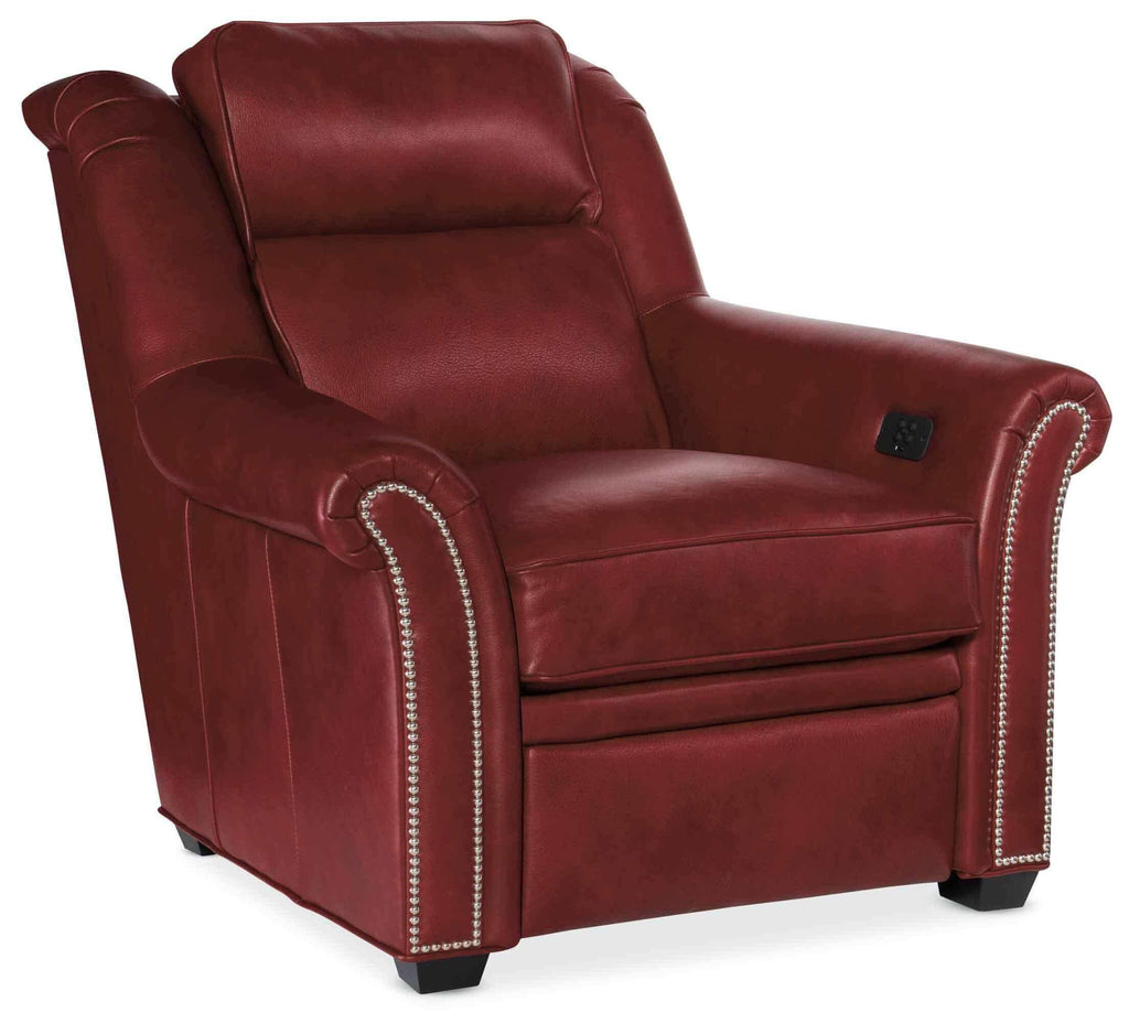 Bolton Leather Power Recliner With Articulating Headrest | American Heritage | Wellington's Fine Leather Furniture