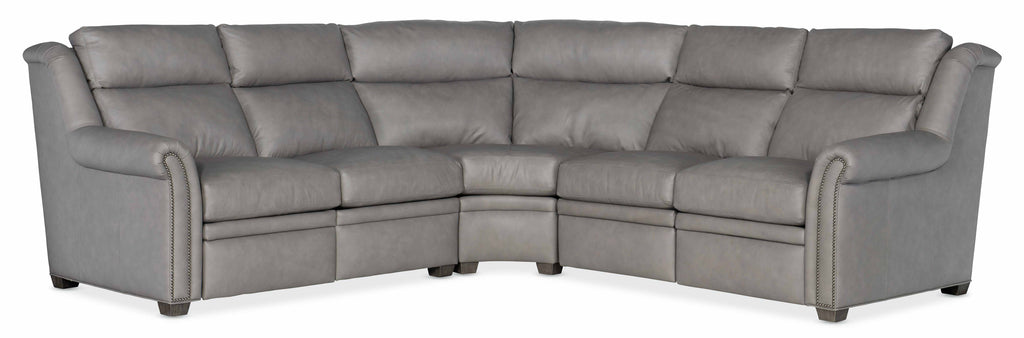 Bolton Leather Sectional | American Heritage | Wellington's Fine Leather Furniture