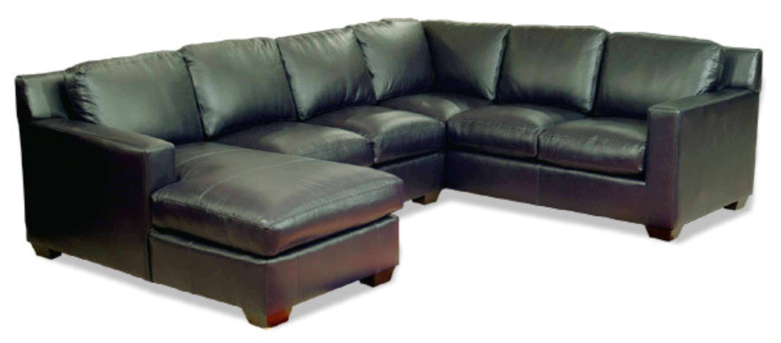 Caribou Leather Sectional | American Heirloom | Wellington's Fine Leather Furniture