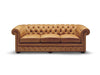 Button Tufted Leather Sleeper Sofa | American Luxury | Wellington's Fine Leather Furniture