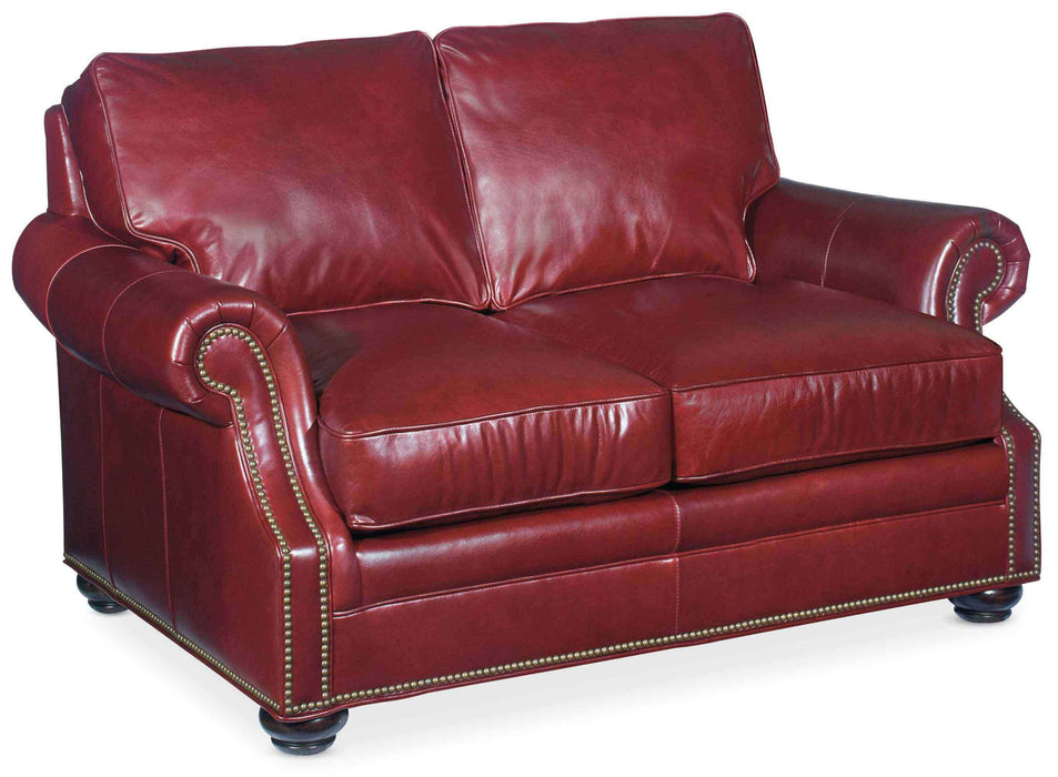 Warner Leather Loveseat | American Heritage | Wellington's Fine Leather Furniture