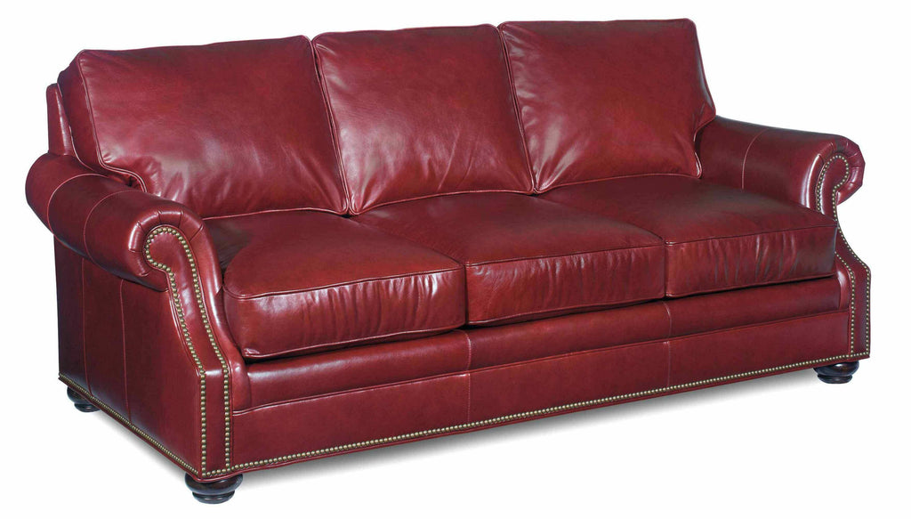 Warner Leather Sofa | American Heritage | Wellington's Fine Leather Furniture