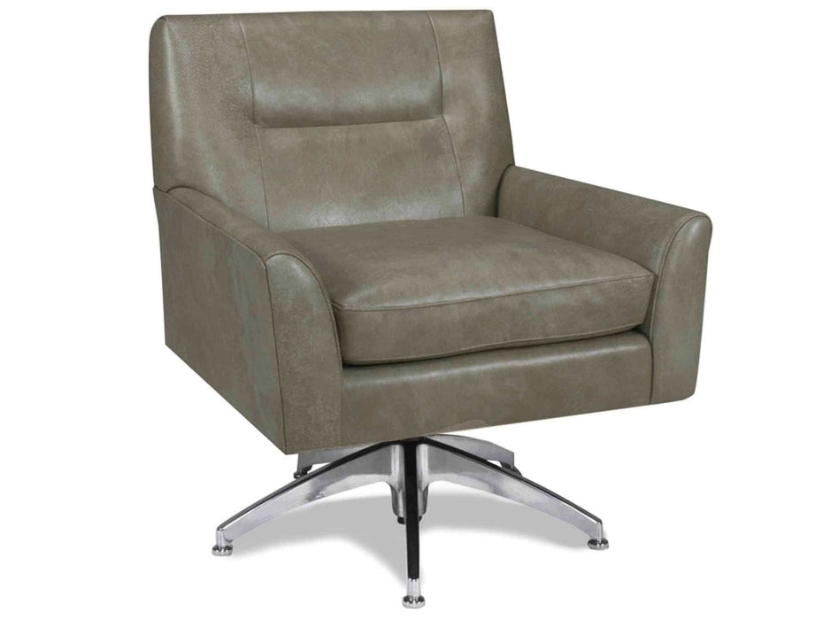 Fina Leather Swivel Chair | American Heirloom | Wellington's Fine Leather Furniture