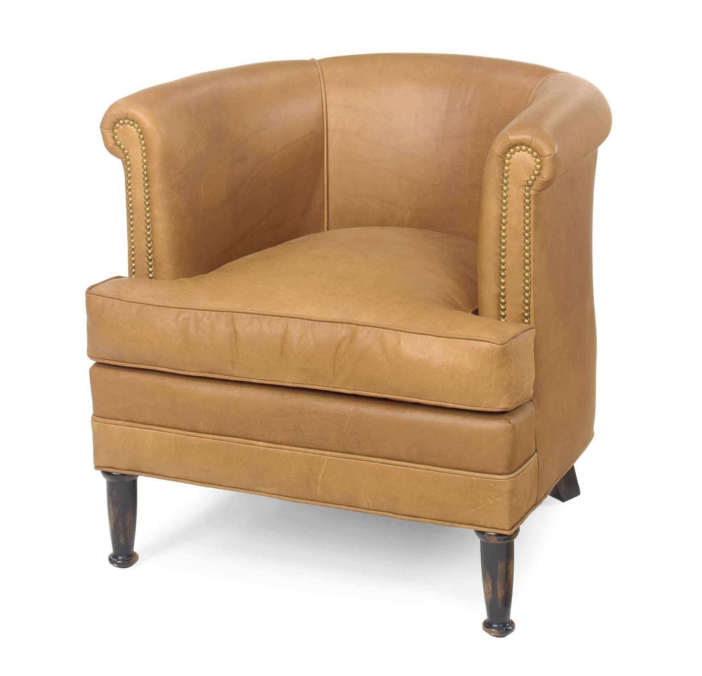 Cigar Leather Chair | American Heirloom | Wellington's Fine Leather Furniture