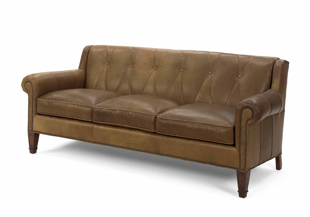 Cleo Leather Sofa | American Heirloom | Wellington's Fine Leather Furniture