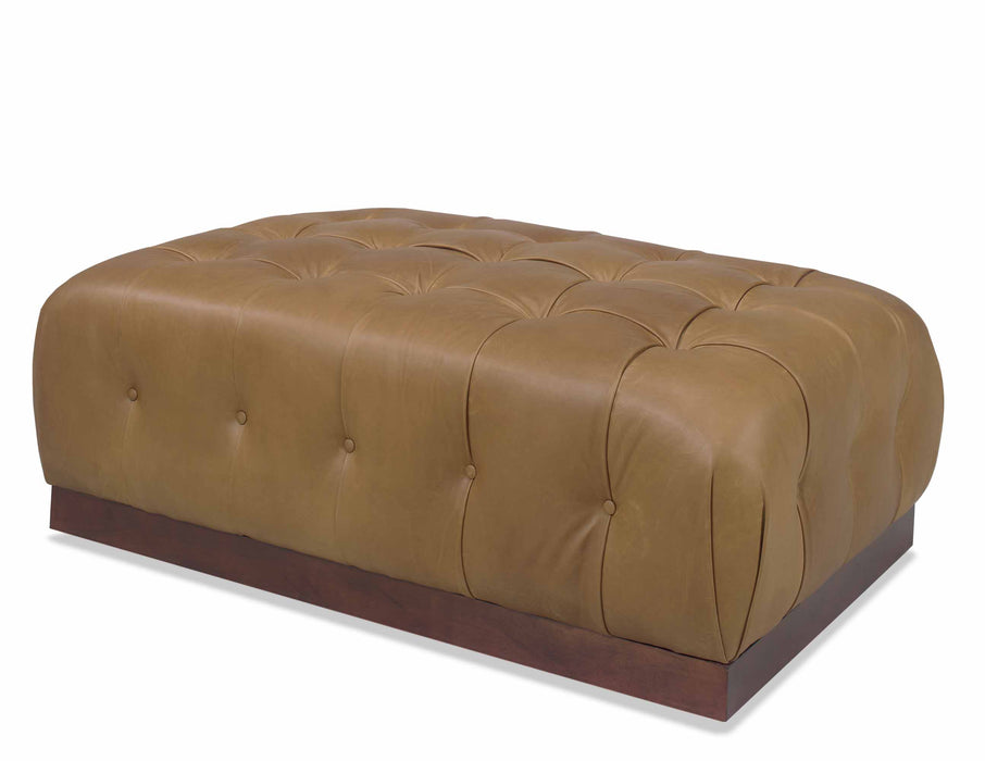 Fleetwood Leather Ottoman | American Heirloom | Wellington's Fine Leather Furniture