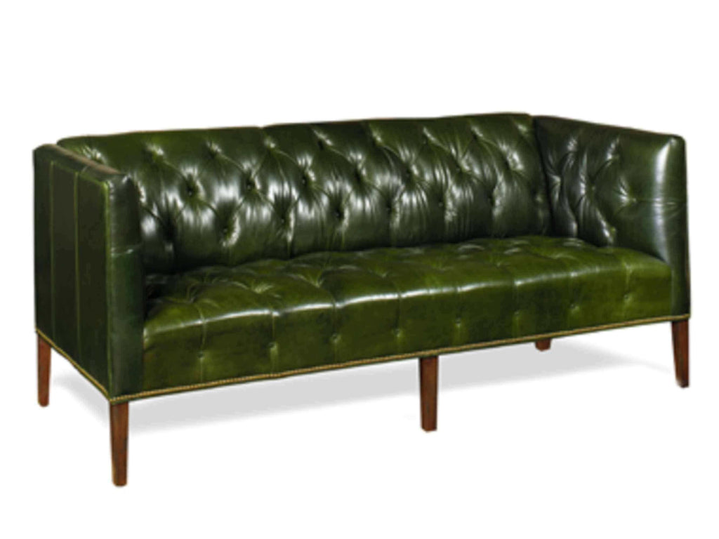 Tufted Leather Shelter Sofa | American Heirloom | Wellington's Fine Leather Furniture