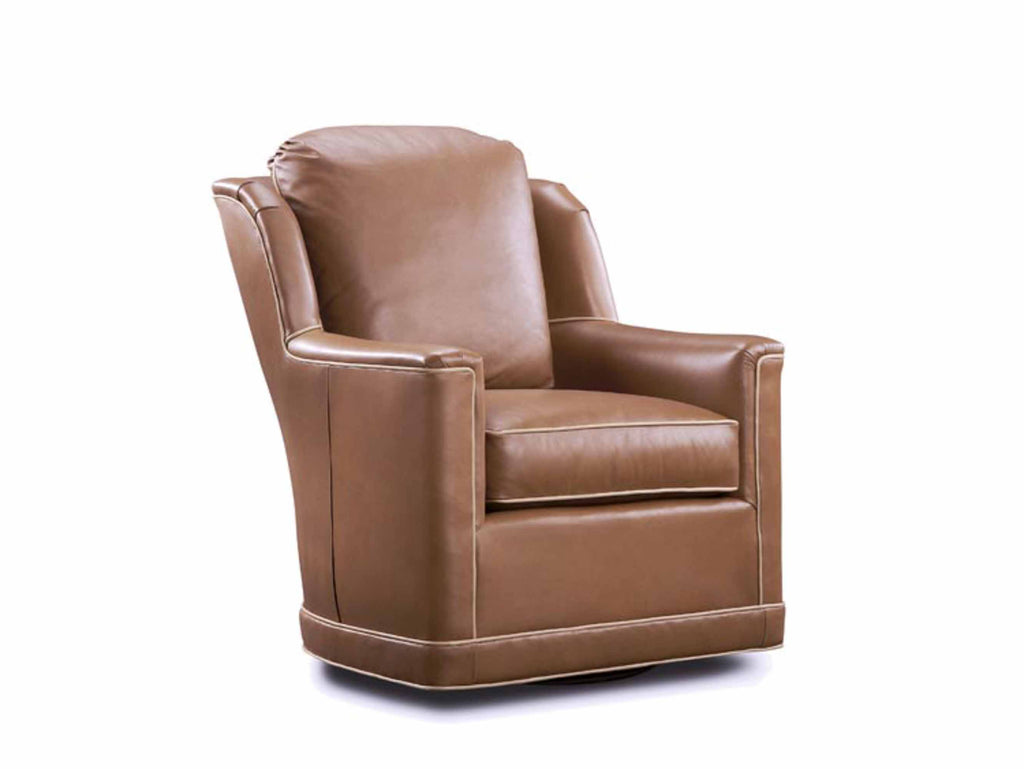 Buxton Swivel Leather Chair | American Luxury | Wellington's Fine Leather Furniture