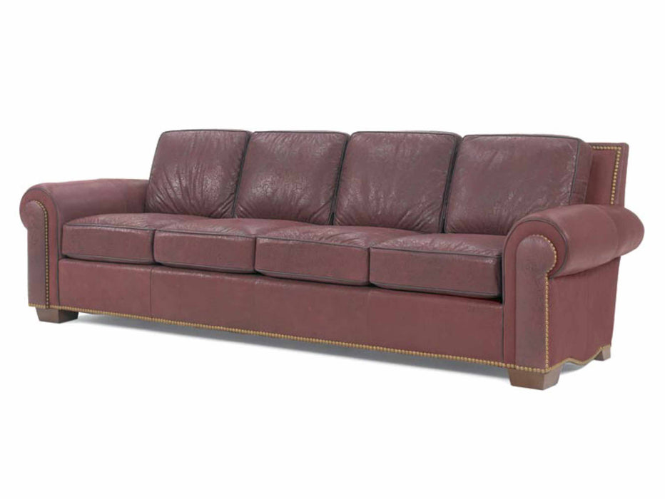 Nigel Leather Four Seat Sofa
