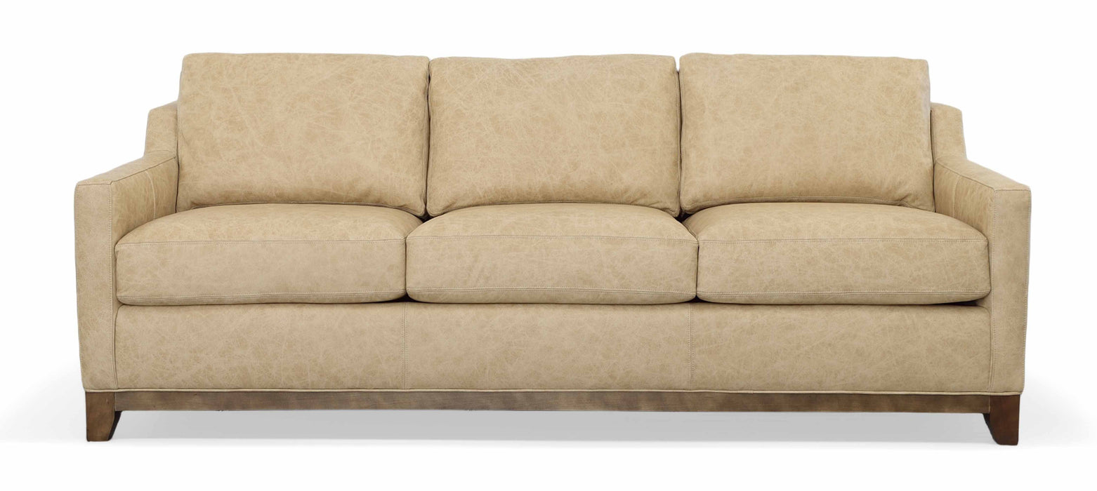 Gambill Leather Loveseat