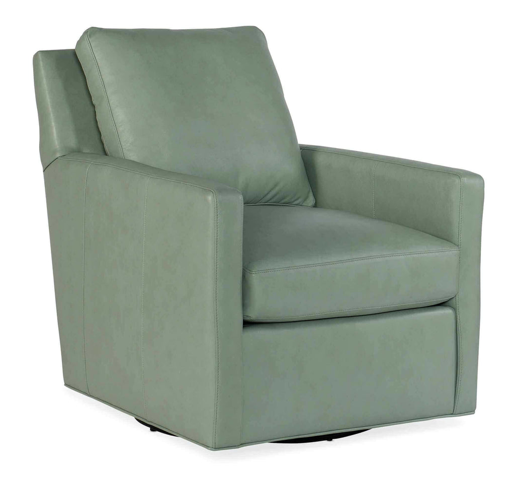 Jaxon Leather Swivel Tub Chair | American Heritage | Wellington's Fine Leather Furniture