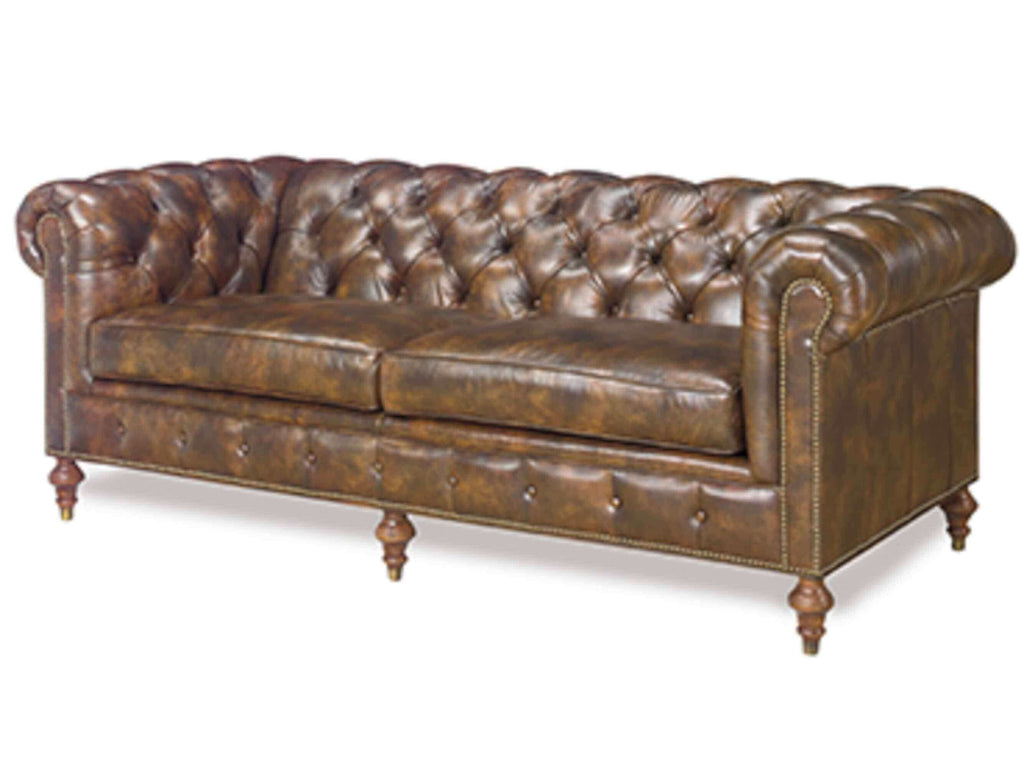 Baton Rouge Leather Loveseat | American Heirloom | Wellington's Fine Leather Furniture