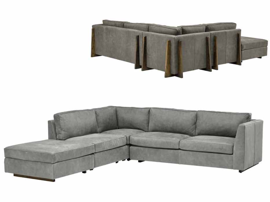 Rockies Leather Sectional | American Luxury | Wellington's Fine Leather Furniture