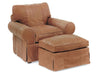 Slip Cover Leather Chair | American Luxury | Wellington's Fine Leather Furniture