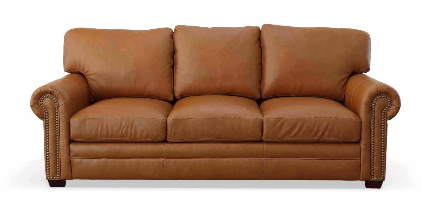 Ritz Leather Queen Size Sofa Sleeper
