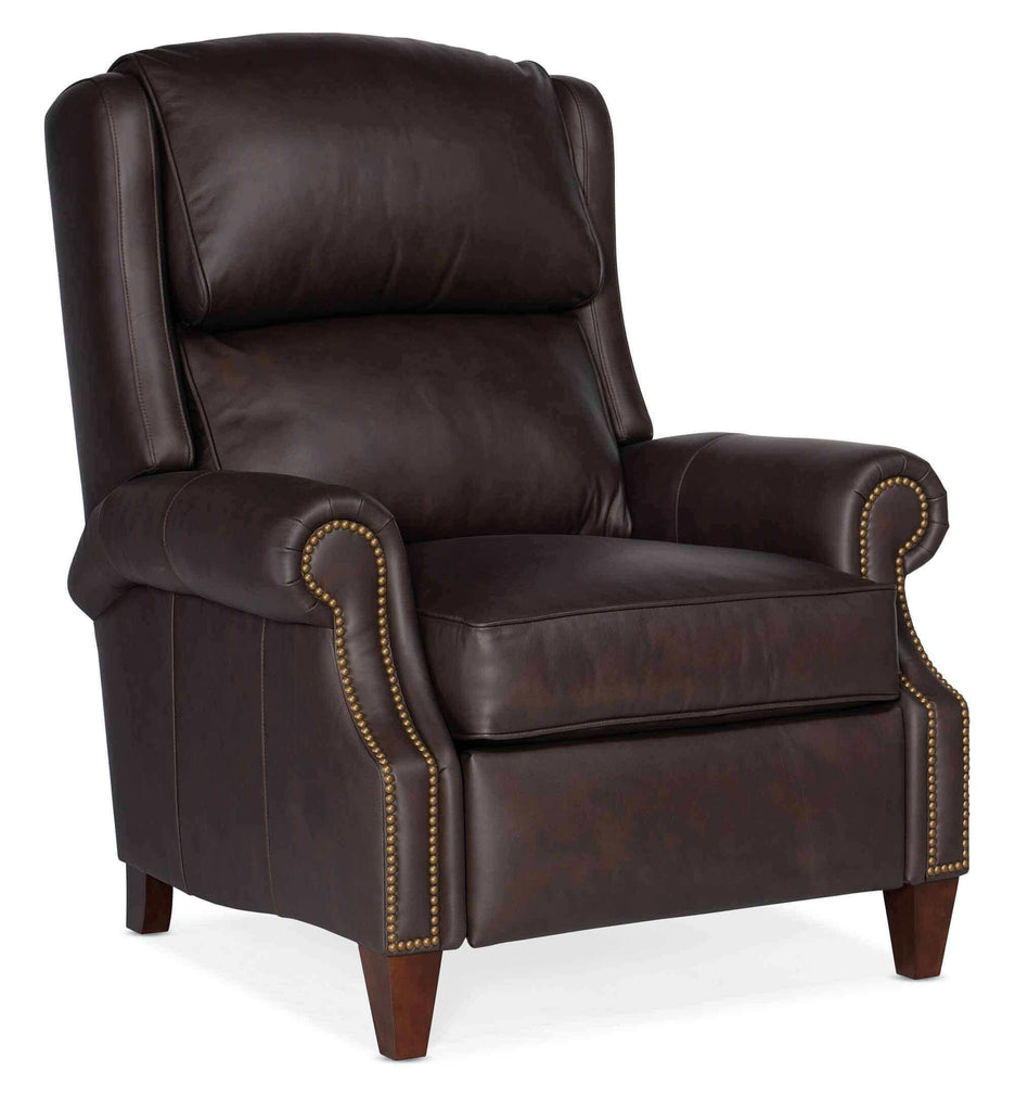 Hughes Leather Recliner | American Heritage | Wellington's Fine Leather Furniture