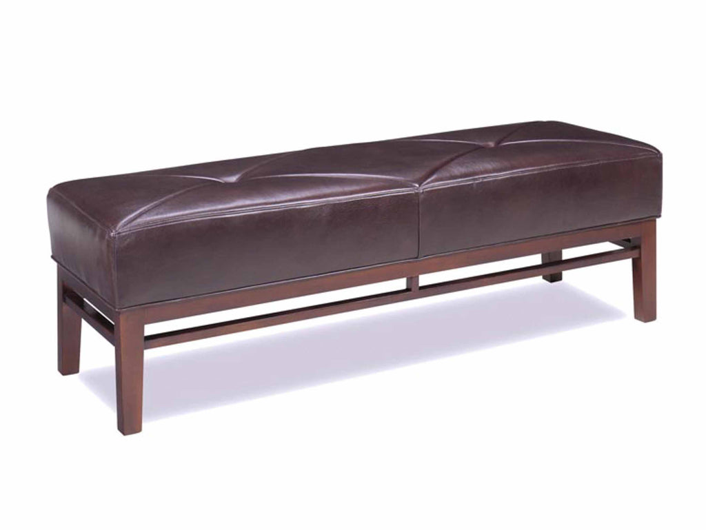 Julius Leather Bench | American Luxury | Wellington's Fine Leather Furniture