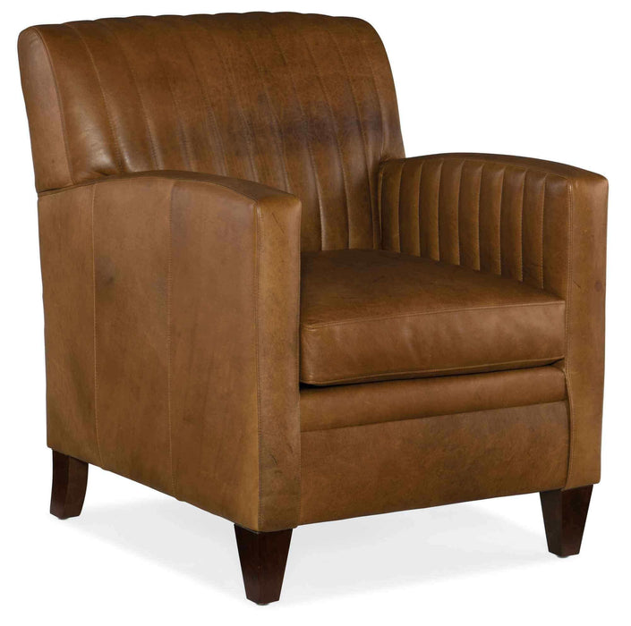Barnabus Leather Chair | American Heritage | Wellington's Fine Leather Furniture